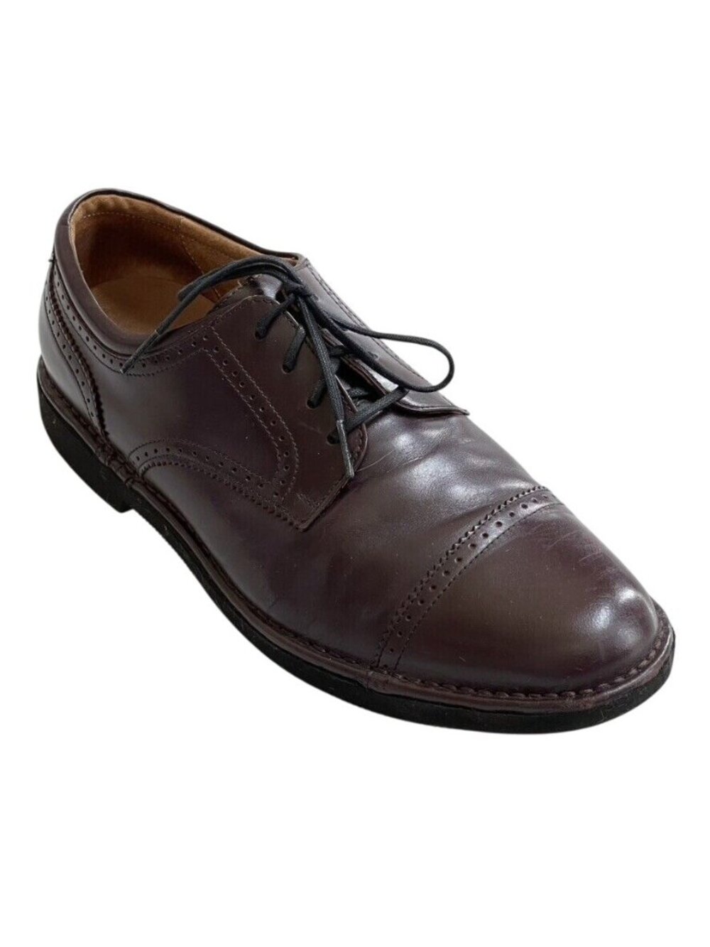 Rockport Dressports Mens Leather Oxfords Size 9.5 M Brown Shoes